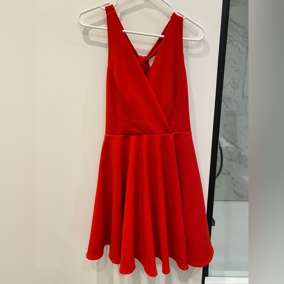 Lulus red dress (worn once) - Picture 1 of 5
